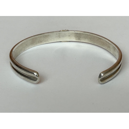 212 - Silver 925 with Gold Bracelet Stamped 585