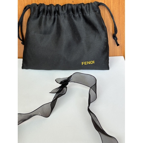 554 - Fendi Ribbon Necklace with Dust Bag