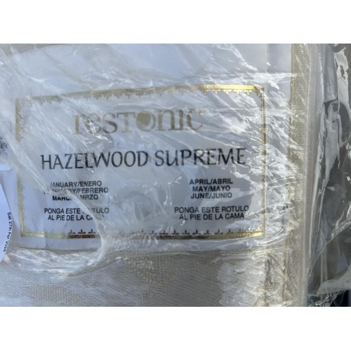 580 - American Box Spring with Restonic Hazelwood Supreme Mattress - Code AM7146L, AM6877L