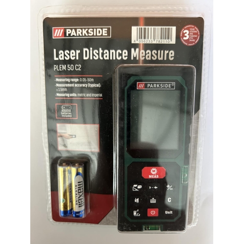 54 - Parkside Laser Distance Measure (Unused in Original Sealed Packaging)