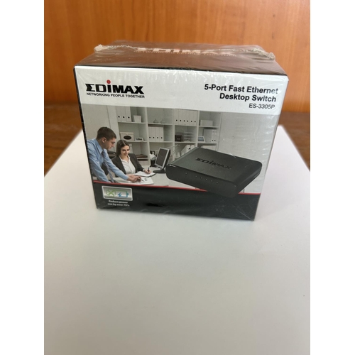 56 - Edimax 5-Port Fast Ethernet Desktop Switch (Unused in Sealed Box)