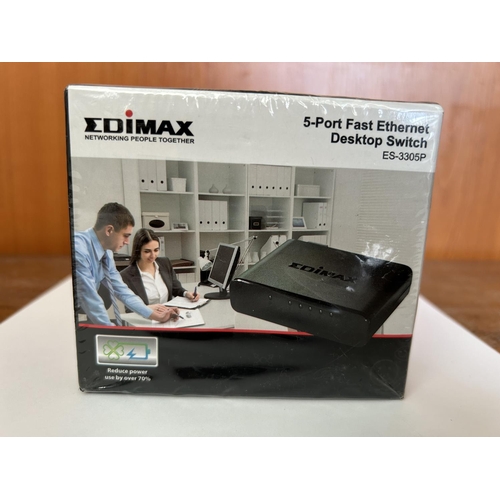 56 - Edimax 5-Port Fast Ethernet Desktop Switch (Unused in Sealed Box)