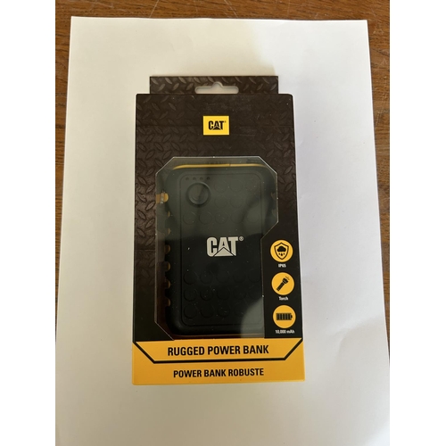 57 - Cat Rugged Power Bank 10000mAh Capacity (Unused, Boxed)