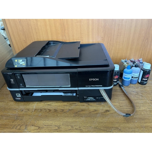 83 - Epson Stylus Photo PX820FWD WiFi Printer with Extra Inks