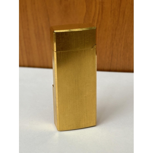 96 - Vintage 1980's Saffa 21 18k Gold Plated Lighter Made in Italy