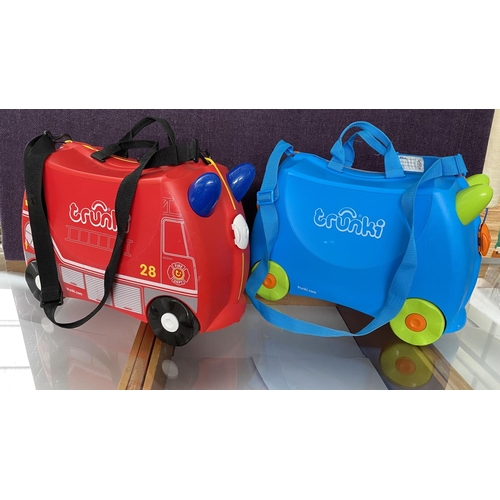 60 - x2 Trunki Kids Ride On Hard Suitcases Hand Luggage