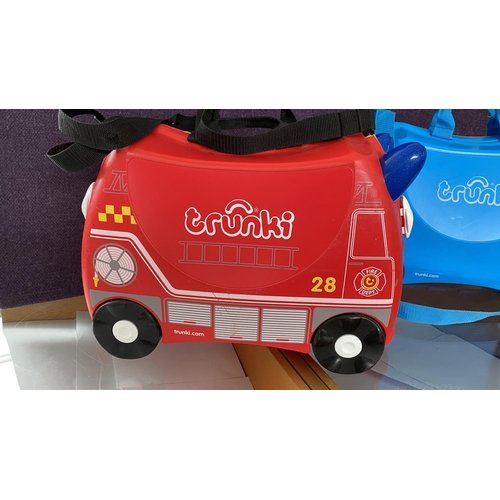 60 - x2 Trunki Kids Ride On Hard Suitcases Hand Luggage