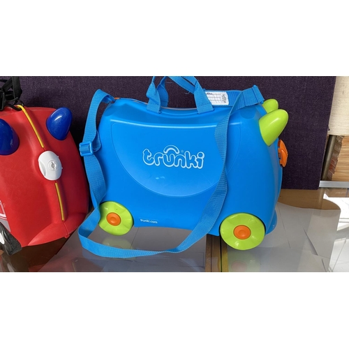 60 - x2 Trunki Kids Ride On Hard Suitcases Hand Luggage