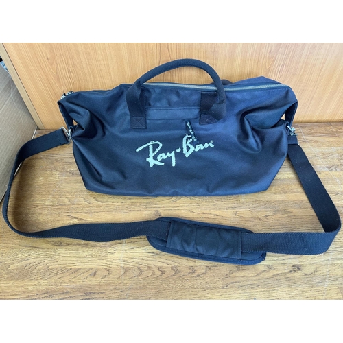 34 - Ray-Ban Soft  Shell Travel Handbag