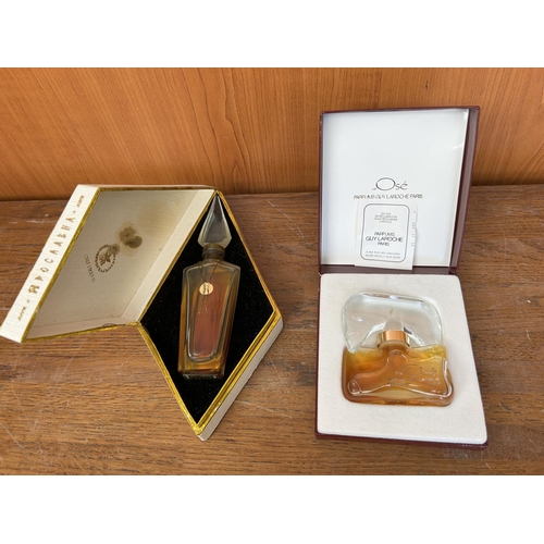 59 - Guy Laroche Paris 'J'ai Ose' Perfume 14ml and Part of Yaroslavna Russian Perfume