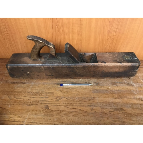 113 - Vintage Large Wood Plane