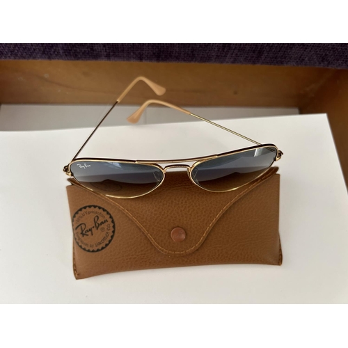 2 - Pair of Ray-Ban Aviator Sunglasses in Original Case