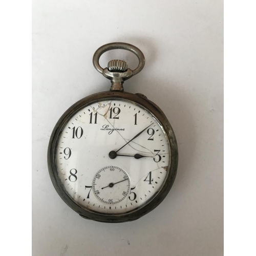 118 - Vintage Silver Longines Pocket Watch