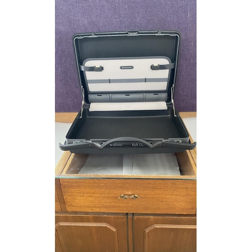 27 - Samsonite Hard Shell Briefcase with Combination Lock