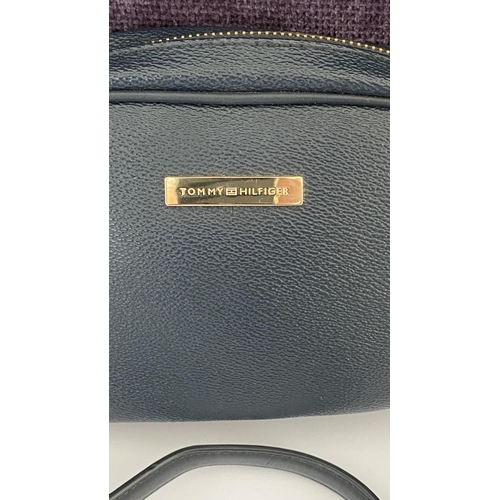 3 - Tommy Hilfinger Cross Body Navy Blue Leather Bag