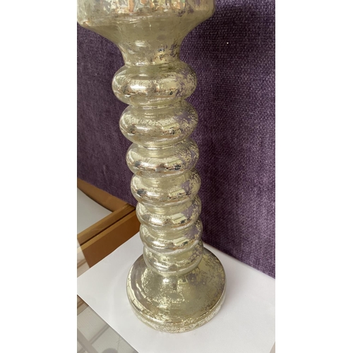 551 - Vintage glass Candle Holder