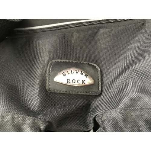 542 - Silver Rock 2-Wheel Oversized Soft Shell Travel Back with Keylock