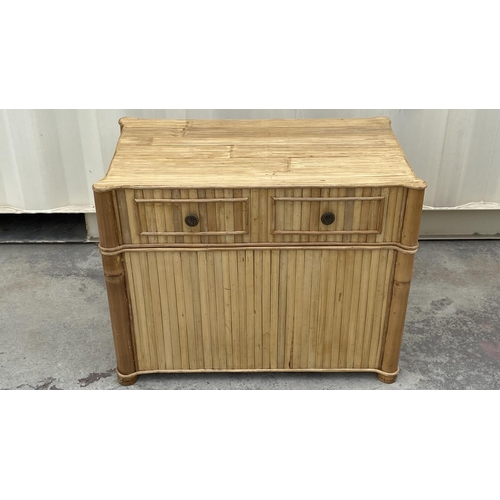 176 - Bamboo Trunk/Coffee Table (77 W. x 44 D. x 60cm H. - Unused but A/F - Missing x1 Handle)