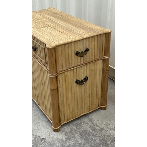 176 - Bamboo Trunk/Coffee Table (77 W. x 44 D. x 60cm H. - Unused but A/F - Missing x1 Handle)