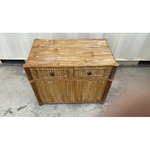 177 - Bamboo Trunk/Coffee Table (77 W. x 44 D. x 60cm H. - Unused but A/F - Missing Handles)