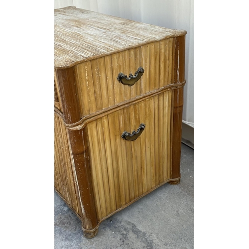 178 - Bamboo Trunk/Coffee Table (77 W. x 44 D. x 60cm H. - Unused but A/F - Missing Handles)