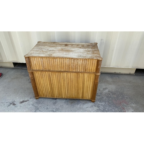 178 - Bamboo Trunk/Coffee Table (77 W. x 44 D. x 60cm H. - Unused but A/F - Missing Handles)