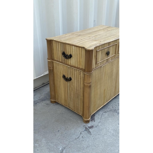 179 - Bamboo Trunk/Coffee Table (77 W. x 44 D. x 60cm H. - Unused but A/F - Missing Handles)