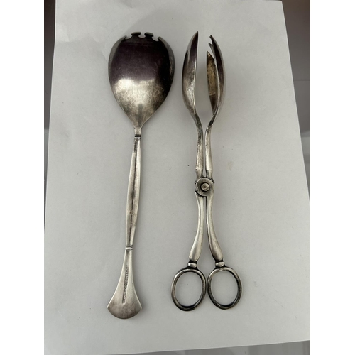 191 - Vintage EPNS 2-Piece Salad Server