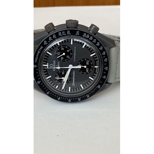 200 - Omega Swatch Speedmaster Mission to Mercury Moons Watch