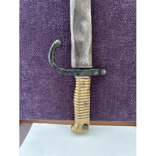 188 - Antique 19th Century French Bayonet with Scabbard