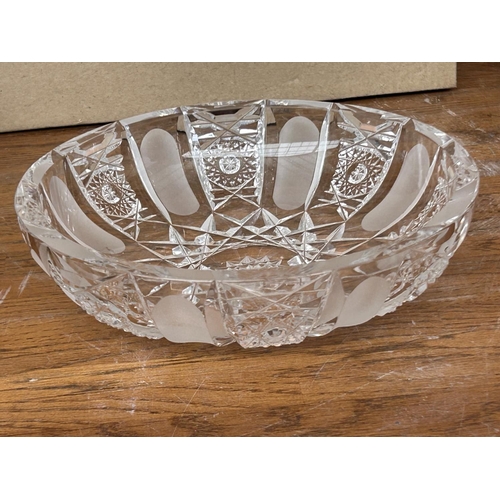 225 - Assorted Vintage and Later Cutlery, Crystal Bowls and Other