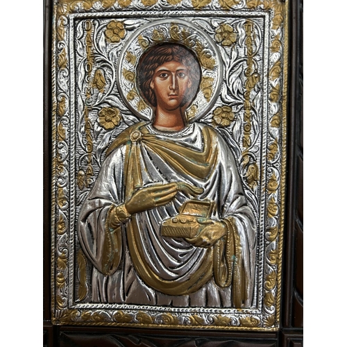 265 - Hand Made in Greece Icon of Saint Panteleimon (18.5 x 29cm)