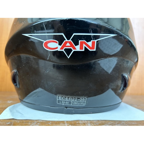 340 - Can Ecer22-05 L.59-60 Motorbike Helmet