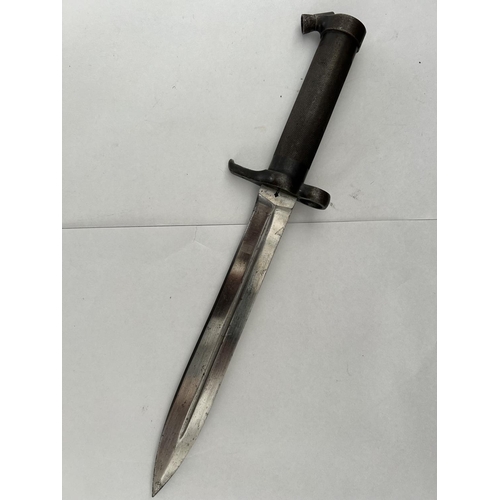 79 - Vintage Bayonet Stamped with Crown & Cross