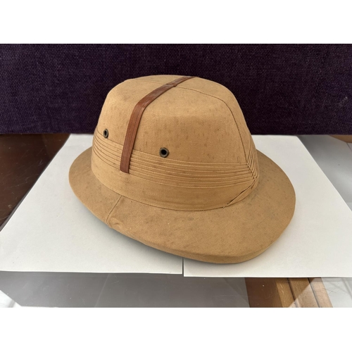 87 - Vintage Safari Hat Pith Helmet