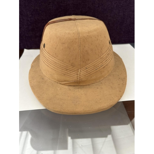 87 - Vintage Safari Hat Pith Helmet