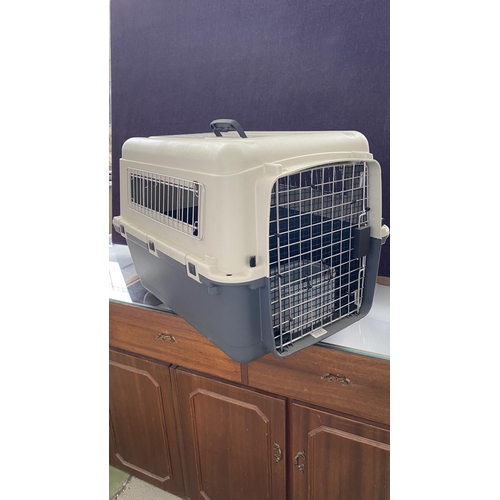 12 - Large Air Travel Kennel/Pet Carrier/Cage (65 W. x 50 D. x 47cm H.)