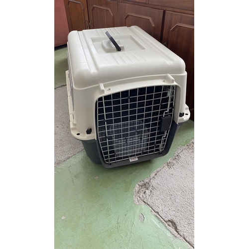 12 - Large Air Travel Kennel/Pet Carrier/Cage (65 W. x 50 D. x 47cm H.)