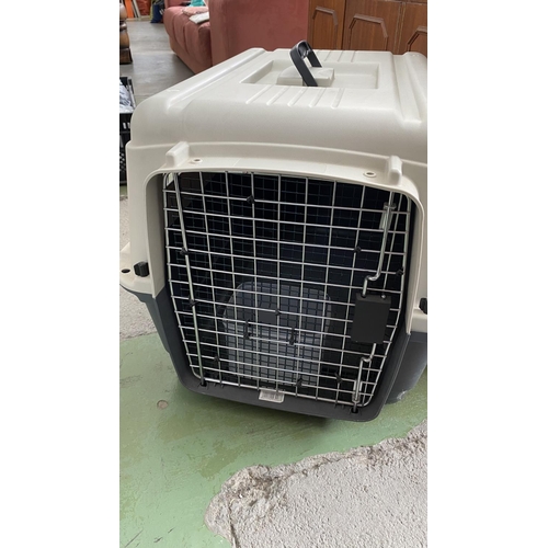 12 - Large Air Travel Kennel/Pet Carrier/Cage (65 W. x 50 D. x 47cm H.)