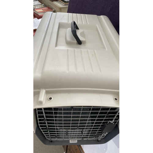 12 - Large Air Travel Kennel/Pet Carrier/Cage (65 W. x 50 D. x 47cm H.)