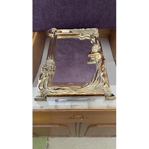 75 - Art Nouveau Mirror (26 x 40cm)