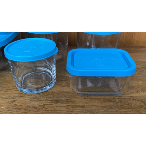 93 - Bormioli Rocco 7-Piece Set of Glass Dish Storage Containers with Lid