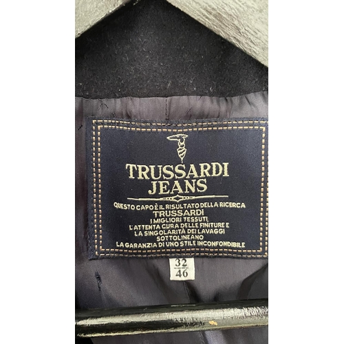 95 - Trussardi Jeans Pure Wool Women's Jacket Size 32/46 (M/L)