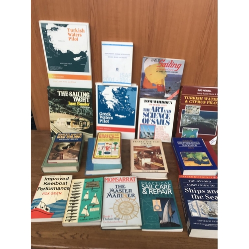 571 - Large Collection of Marine/Sails Books