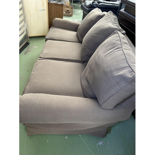 362 - Vintage Gold Color 3-Seat Sofa with Extra Covers (Match with Previous Lot)