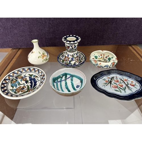 406 - Collection of 6 Ceramic Ornaments Handmade in Greece