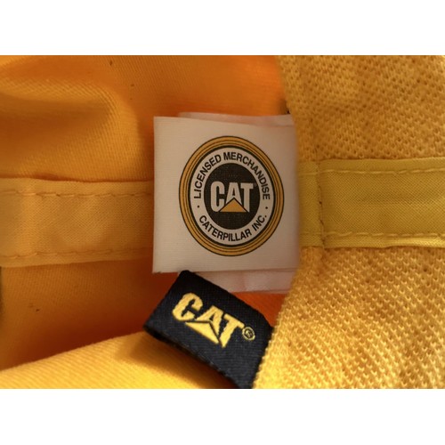 71 - Caterpillar CAT Yellow Trademark Caphat and a Callaway Golf Odyssey Black Cap (Unused)