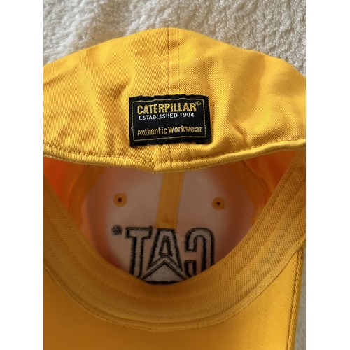 71 - Caterpillar CAT Yellow Trademark Caphat and a Callaway Golf Odyssey Black Cap (Unused)