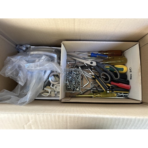 33 - Box of Various Tools and DIY Accessories