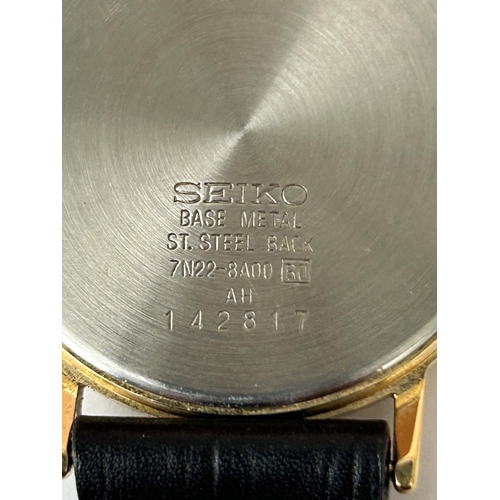 337 - Seiko Base Metal 7N22 Quartz Watch